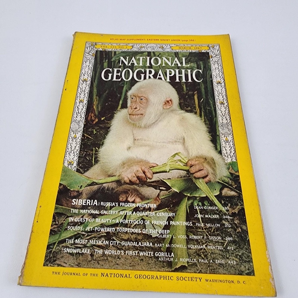 National Geographic Magazine March 1967 No Insert